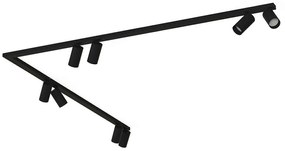 Φωτιστικό Οροφής - Σποτ Mono Corner 7721 8xGU10 10W 2X150 Black Nowodvorski Metal, Plastic
