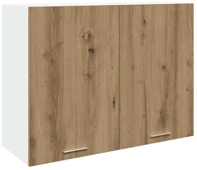 7 τεμαχίων σετ ντουλαπιών κουζίνας Artisan Δρυς Engineered Wood - Καφέ