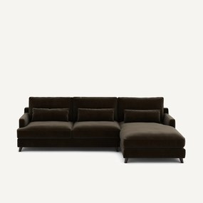 Γωνιακός καναπές από βελούδο, Alwine