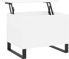 vidaXL Τραπεζάκι Σαλονιού Λευκό 60x44,5x45 εκ. από Επεξεργασμένο Ξύλο