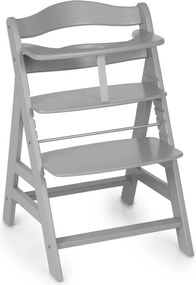 Καρεκλακι φαγητου μωρου Hauck Γκρι