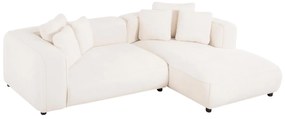 Γωνιακός Καναπές GRACE C3280.02L Δεξιά Γωνία σε Λευκό ύφασμα 252x160x90Υεκ. 252x160x90 εκ.
