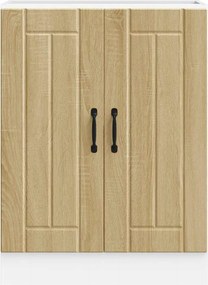 vidaXL Ντουλάπι βάσης νεροχύτη "Lucca" Sonoma Oak Engineered Wood