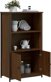 vidaXL Ντουλάπι Καφέ Δρυς 62 x 32 x 103,5 εκ. από Επεξεργασμένο Ξύλο