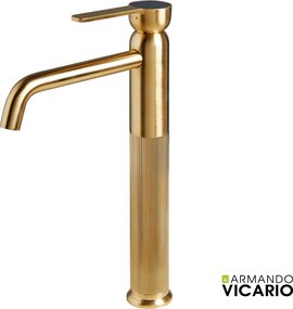 Armando Vicario Lumiere 516041 Gold Brushed – Μπαταρία επιτραπέζιου νιπτήρα