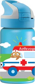 Παγούρι - Θερμός 350ml Με Καλαμάκι Laken Οχήματα