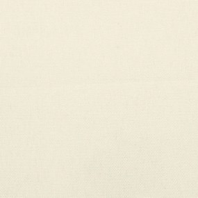vidaXL Μαξιλάρι Πάγκου Κήπου Κρεμ Λευκό 110x50x7 εκ. Ύφασμα Oxford