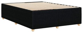 vidaXL Σκελετός Κρεβατιού Χωρίς Στρώμα Μαύρο 160x200 εκ.Υφασμάτινο