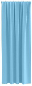 vidaXL Κουρτίνες με κουρτίνες 2 pcs Γαλάζιο 225 x 140 εκ. Πολυεστέρας