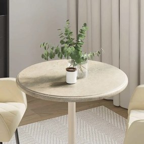 vidaXL Επιφάνεια Τραπεζιού Γκρι Ø60 x 2,5 εκ. Μαρμάρινη
