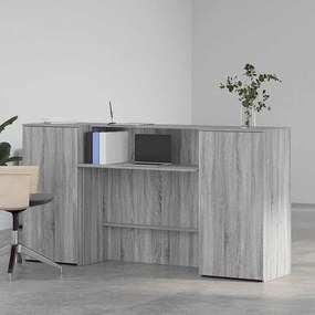 vidaXL Γραφείο υποδοχής 200x50x103,5 εκ. Επεξεργασμένο Ξύλο