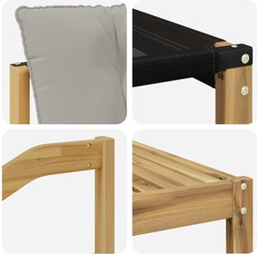 vidaXL Σειρά Καναπέ Εξωτερικού 7 pcs Λευκό και Ανοιχτό Γκρι