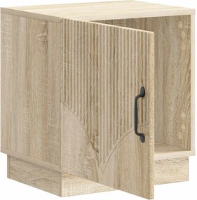 vidaXL Κομοδίνο 2 τμχ. Sonoma Δρυς 43 x 34,5 x 47 εκ.
