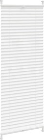 Πλισέ ρόλερ σκίασης 60x100cm Λευκό