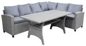 Intrahome Σαλόνι Flashy Intrahome σετ 3τμχ ύφασμα ανθρακί-rattan ανθρακί | SKU: INTRAPA-263111172