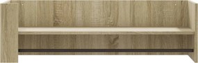vidaXL Ράφι Τοίχου Sonoma Δρυς 100x35x30,5 εκ. Επεξεργασμένο Ξύλο