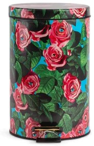 Κάδος Απορριμμάτων Roses 13441 12Lt 25x39,5cm Multi Seletti Μέταλλο,Πλαστικό
