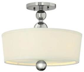 Πλαφονιέρα Φωτιστικό Οροφής 3xE27 Zelda Elstead Lighting-HK-ZELDA-SF-PN-Νίκελ Ματ HK-ZELDA-SF-PN