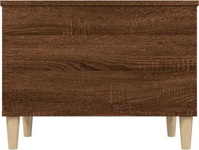 vidaXL Τραπεζάκι Σαλονιού Καφέ Δρυς 60x44,5x45 εκ. Επεξεργασμένο Ξύλο