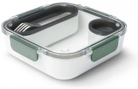 Κουτί τροφίμων Black+Blum BAO-BA010, 1 l, Εσωτερικό διαμέρισμα, χωρίς BPA, ασφαλές στο πλυντήριο πιάτων, Λευκό/Πράσινο