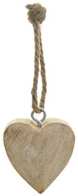 Στολίδι Χριστουγεννιάτικο (6εκ.) A-S Heart Wood 162940R