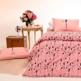 Μαξιλαροθήκες Παιδικές Dance (Σετ 2τμχ) Pink Melinen 50Χ70 100% Cotton