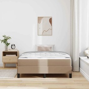 vidaXL Κρεβάτι Άλλο Καπουτσίνο 120 x 200 cm Τεχνητό δέρμα