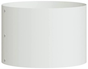 vidaXL Ζαρντινιέρες κήπου 5 pcs Λευκό 30 x 30 x 20 cm Ατσάλι