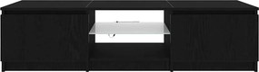VidaXL Ντουλάπι TV 140 x 38,5 x 36 εκ. Μαύρη Οξυά Επεξεργασμένο Ξύλο