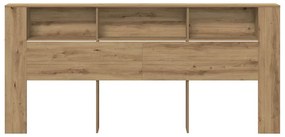 vidaXL Κεφαλάρι Ντουλάπι Τεχνολογίας Δρυς 220x18,5x104,5 εκ.