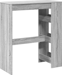 vidaXL Τραπέζι Μπαρ Γκρι Sonoma 90x40x103,5 εκ. από Επεξεργ. Ξύλο