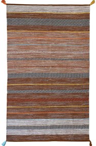 Χαλί Antique Kilim 6080 Χειροποιήτο Beige-Brown New Plan 133X190cm