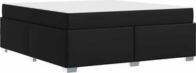 vidaXL Σκελετός Κρεβατιού Μαύρο 180 x 200 cm ύφασμα