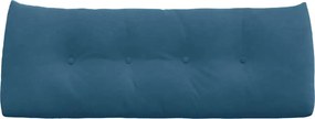 vidaXL Μαξιλάρι Πλάτης Μπλε 120 x 50 x 24 cm Βελούδο