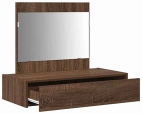 vidaXL Τραπέζι περιποίησης Καφέ 83 x 40 x 70 εκ Επεξεργασμένο ξύλο