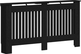 vidaXL Καπάκι Καλοριφέρ Μαύρη Δρυς 152 x 19 x 81,5 cm