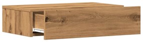 Σετ ντουλάπι τηλεόρασης 2 τεμαχίων με φώτα LED Artisan Oak 856346
