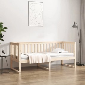 vidaXL Καναπές Κρεβάτι 75x190 εκ. από Μασίφ Ξύλο Πεύκου