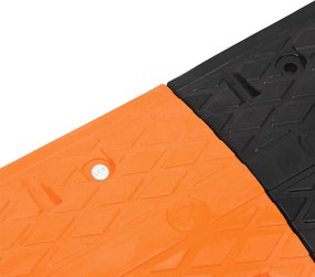 vidaXL Σαμαράκι Δρόμου Κίτρινο &amp; Μαύρο 97x32,5x4 εκ. από Καουτσούκ