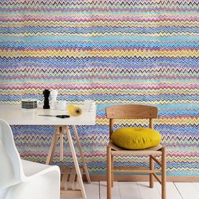 Ταπετσαρία Zig Zag WP20279 Blue-Yellow-Pink-Black MindTheGap 52x300cm