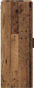 vidaXL Επιτοίχιο ντουλάπι Παλιό Ξύλο 34,5 x 34 x 90 εκ.
