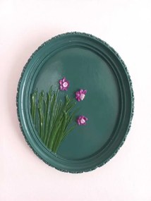 Stewehome οβάλ διακοσμητικό τοίχου από πέτρα 21x17 cm
