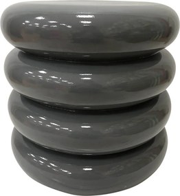 ΒΟΗΘΗΤΙΚΆ ΤΡΑΠΕΖΆΚΙΑ ΚΉΠΟΥ SIDE TABLE TALUM MGO GREY Ψ40X40,5CM