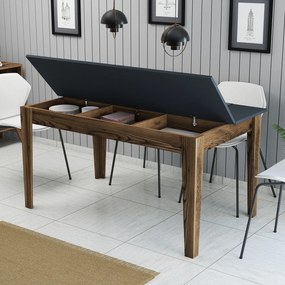 Dining Table Milan 513 - Walnut, Anthracite Walnut
Anthracite
