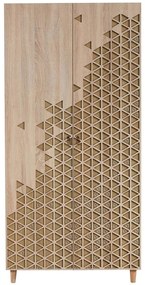 Ντουλάπα Δίφυλλη Stil 863SPH4202 90x52x192cm Oak Two Door