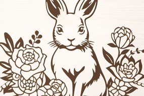 Σετ των 3 Intra απο ξύλο plywood 3mm-4mm πάχος - Cricut Bunny/Rabbit Papercut  Δίασταση 4x4 cm INTRAFABR-89941957
