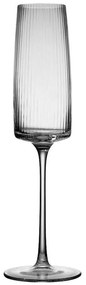 Ποτήρι Σαμπάνιας Dizzy LEG240K4 4,5x26cm 250ml Clear Espiel Γυαλί
