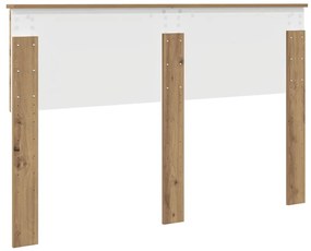 vidaXL Κεφαλάρι με κεφαλάρι Artisan Oak 160 cm Επεξεργασμένο ξύλο