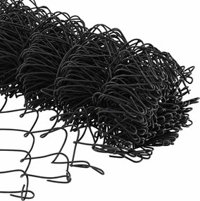 vidaXL Φράχτης αλυσίδας Γκρι 10 x 1,5 m Ατσάλι