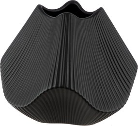 Βάζο Κεραμικό Μαύρο 22X22X19Cm 22X22X19Cm